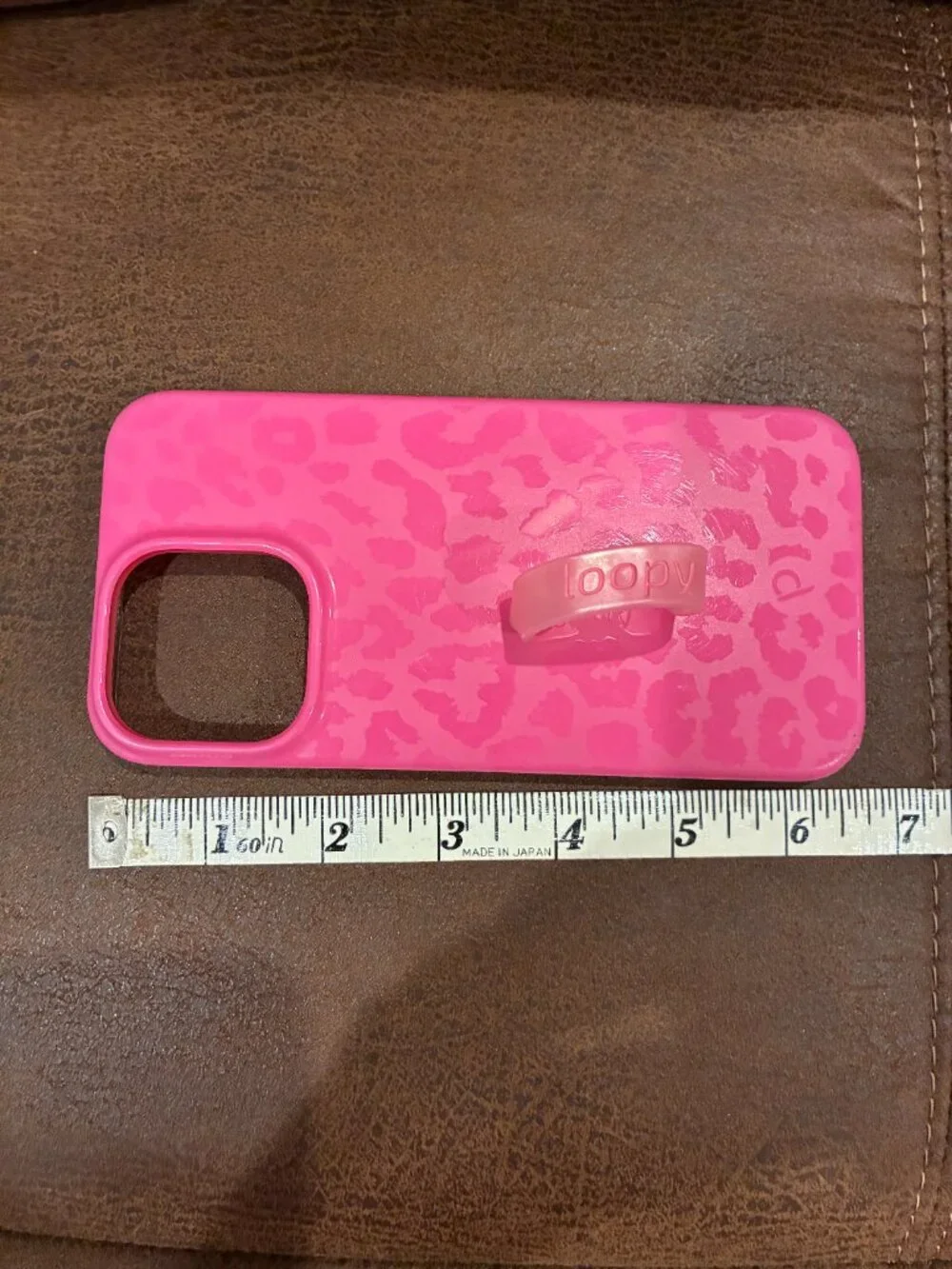 Loopy Hot Pink Leopard Iphone Case